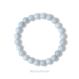 Angelite 8mm Crystal Bracelet