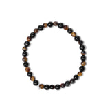 Buy Black Tourmaline and Tiger Eye 4mm Bracelet