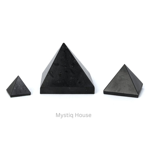 Black Tourmaline Stone Pyramid Img