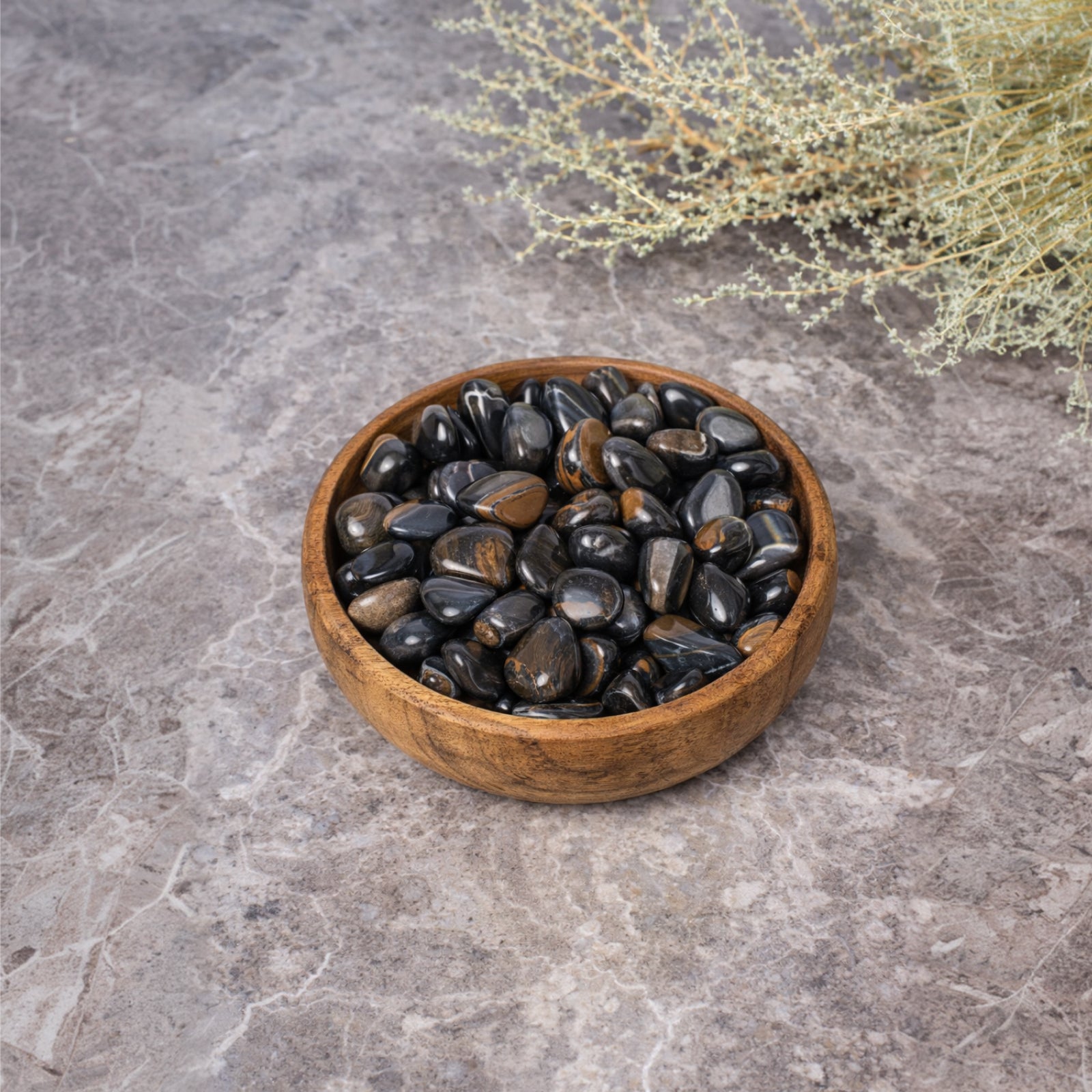 Blue Tiger Eye Tumble - MystiqHouse