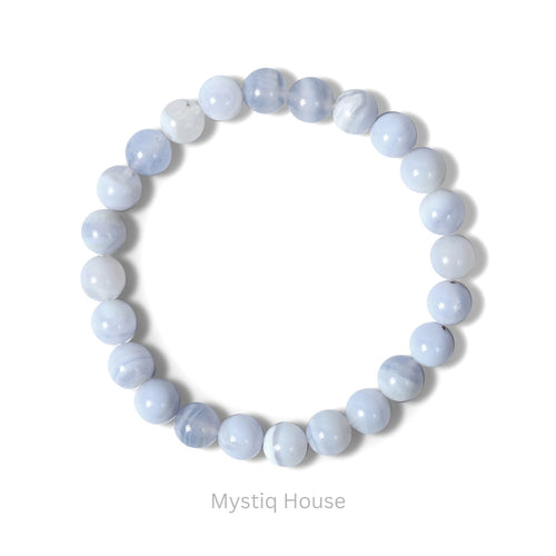 Blue Lace Agate 8mm Bracelet Img