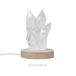 Clear Quartz Cluster Point 530 gms