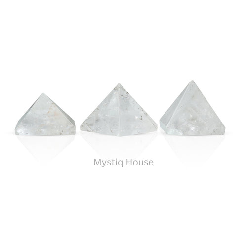 Clear Quartz Stone Pyramid Img