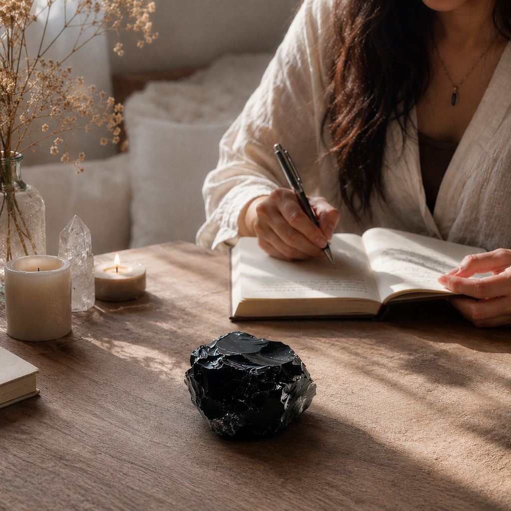 Black Obsidian Raw Stone