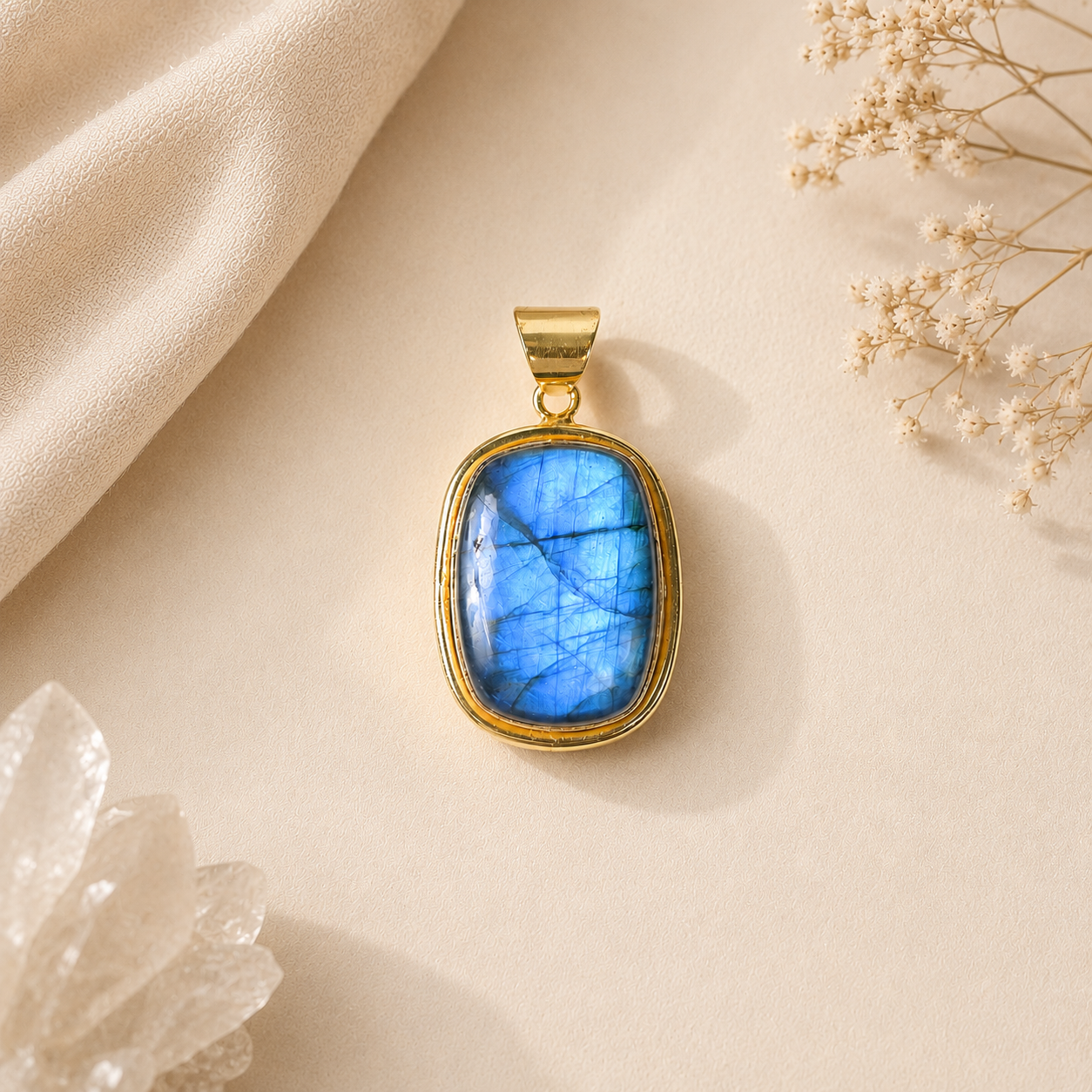 Labradorite Pendant Premium AAA Quality