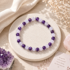 Amethyst & Rose Quartz Bracelet