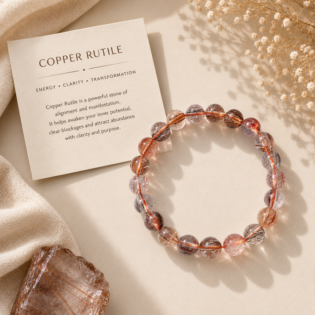 Copper Rutile Bracelet