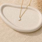 Rainbow Moonstone 92.5 Silver Oval Necklace