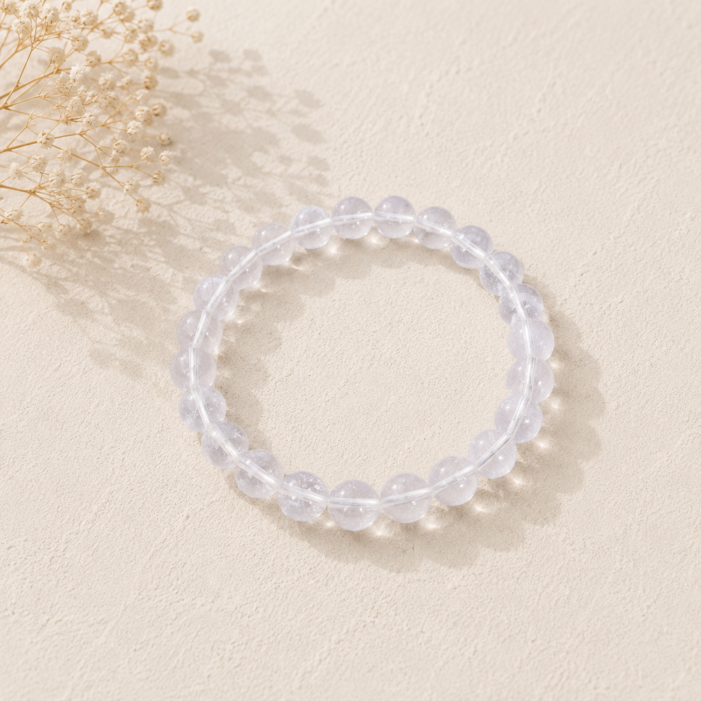 Natural Clear Quartz Bracelet 8mm