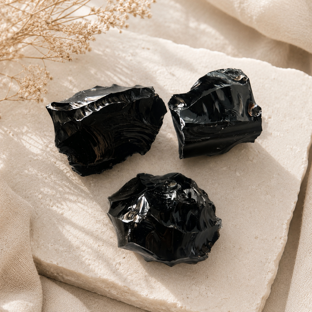 Black Obsidian Raw Stone