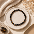 Black Tourmaline & Tiger Eye Bracelet