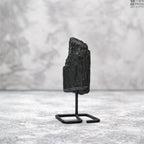 Black Tourmaline Brazil Raw Stand