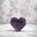 Amethyst Heart Cluster With Stand
