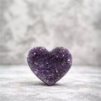 Amethyst Heart Cluster With Stand