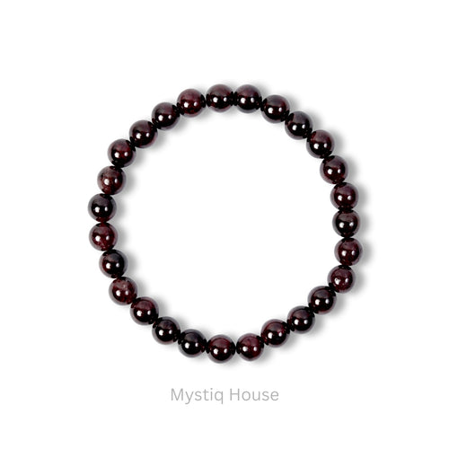 Garnet 8mm Bracelet Img