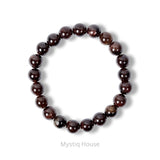 Hessonite 8mm Crystal Bracelet