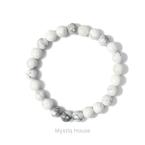 Howlite 8mm Bracelet Img