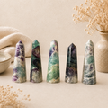 Rainbow Fluorite Tower