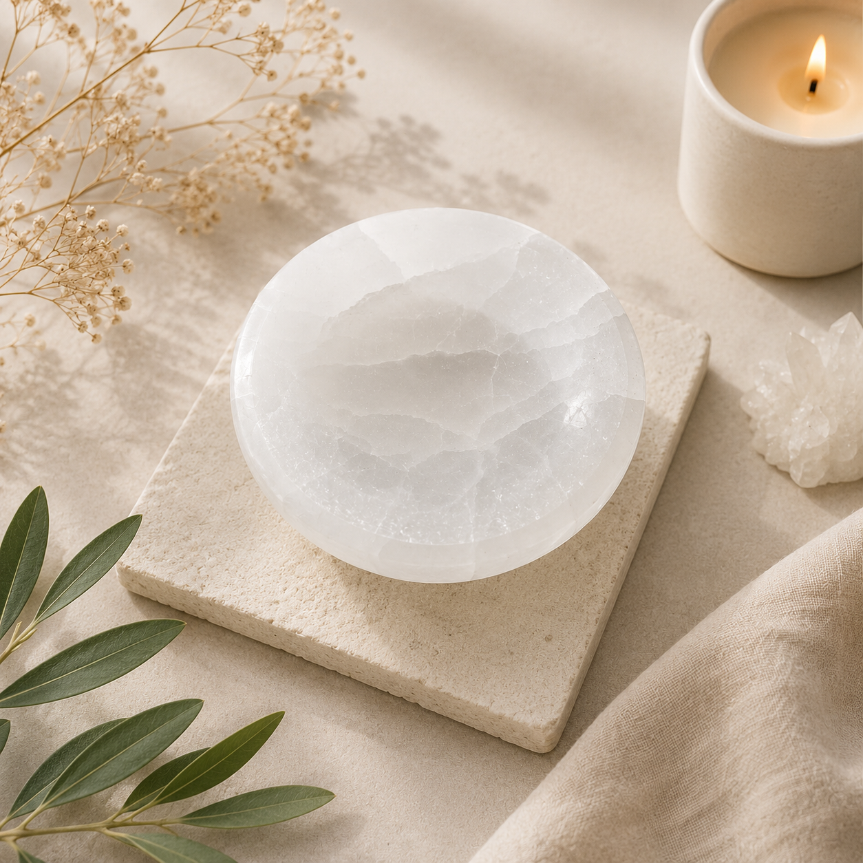 Selenite Charging Bowl