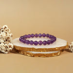  Amethyst 8mm Crystal Bracelet