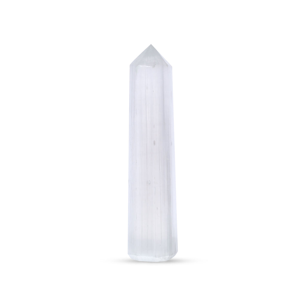 Selenite Crystal Pencil Point