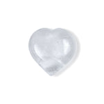 Clear Quartz Heart Stone