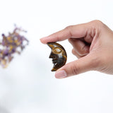 Tiger Eye Moon Cabochon