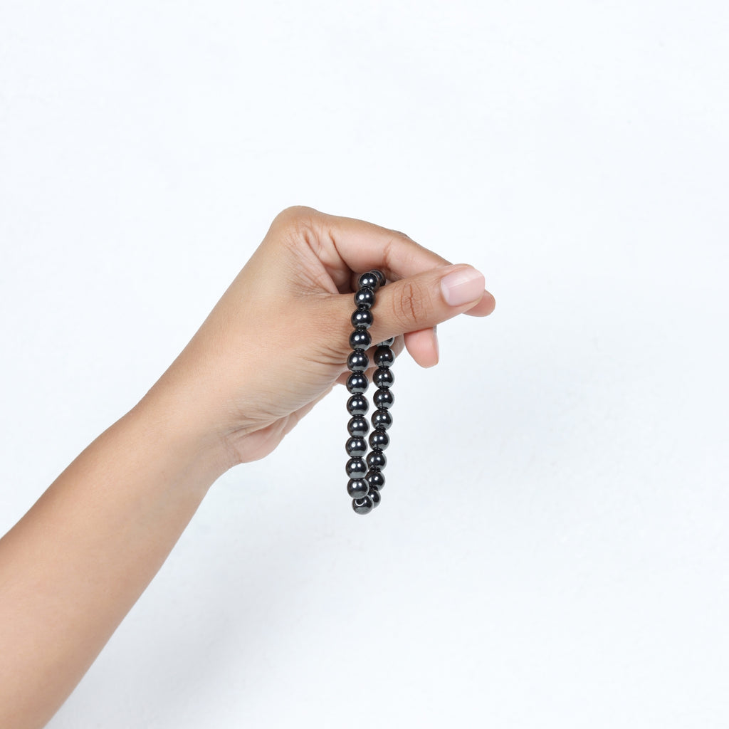 Original magnetite bracelet in hand Mystiq House