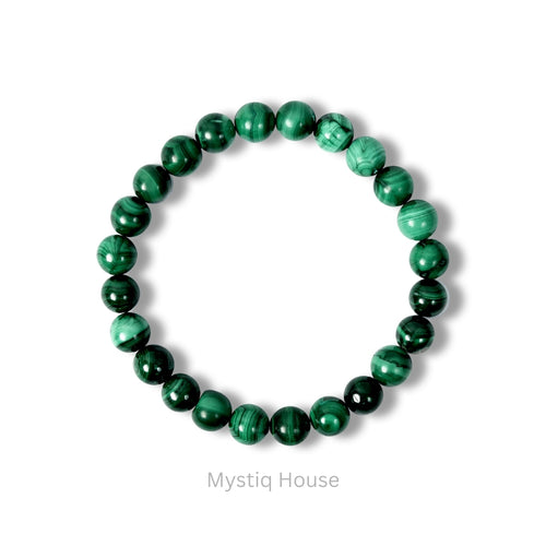 Abundant Transformation- Natural Malachite 8mm Bracelet Img