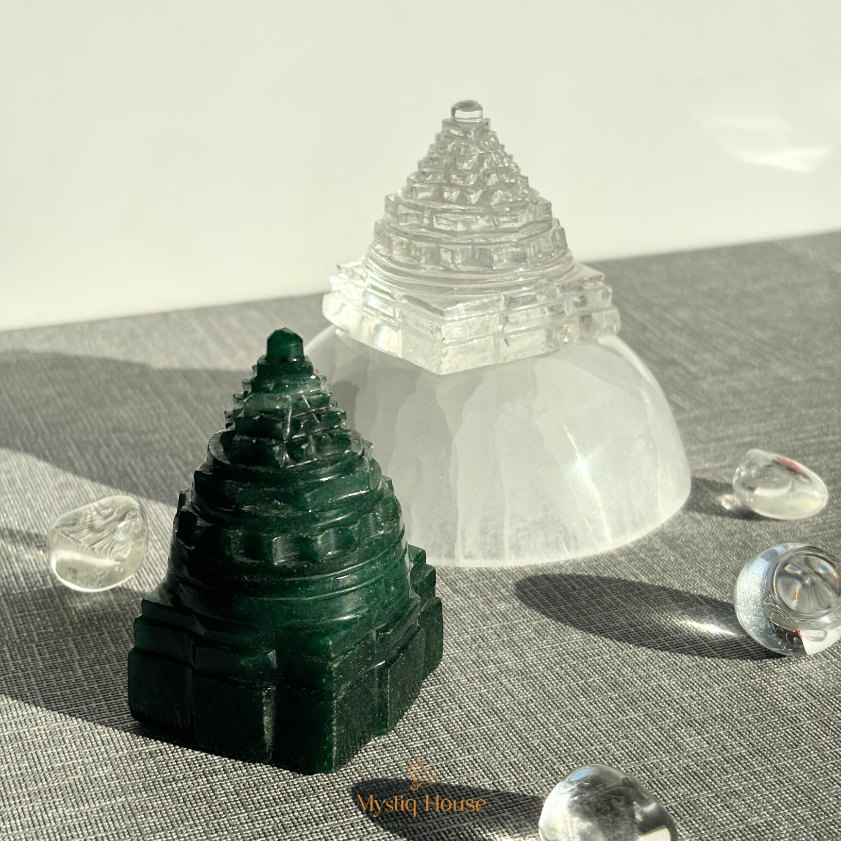 Green Jade Shree Yantra