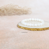 Natural Selenite Bracelet
