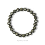Pyrite 8mm Crystal Bracelet