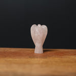 Rose Quartz Mini Angel Stone 