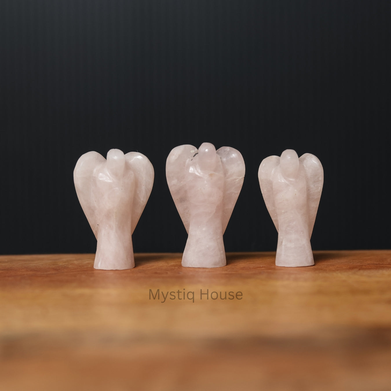 Rose Quartz Mini Angel Stone 