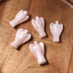 Rose Quartz Mini Angel Stone 