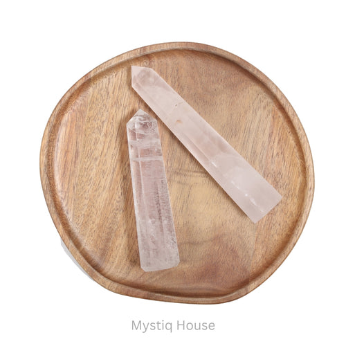 Rose Quartz Crystal Pencil Point Img