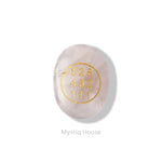 Rose Quartz Money Switch Oval & Zibu Symbol