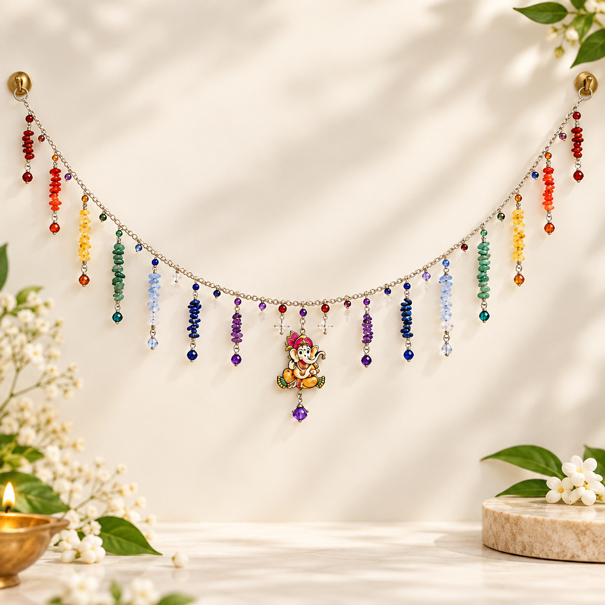 7 Chakra Chips Ganesha Toran