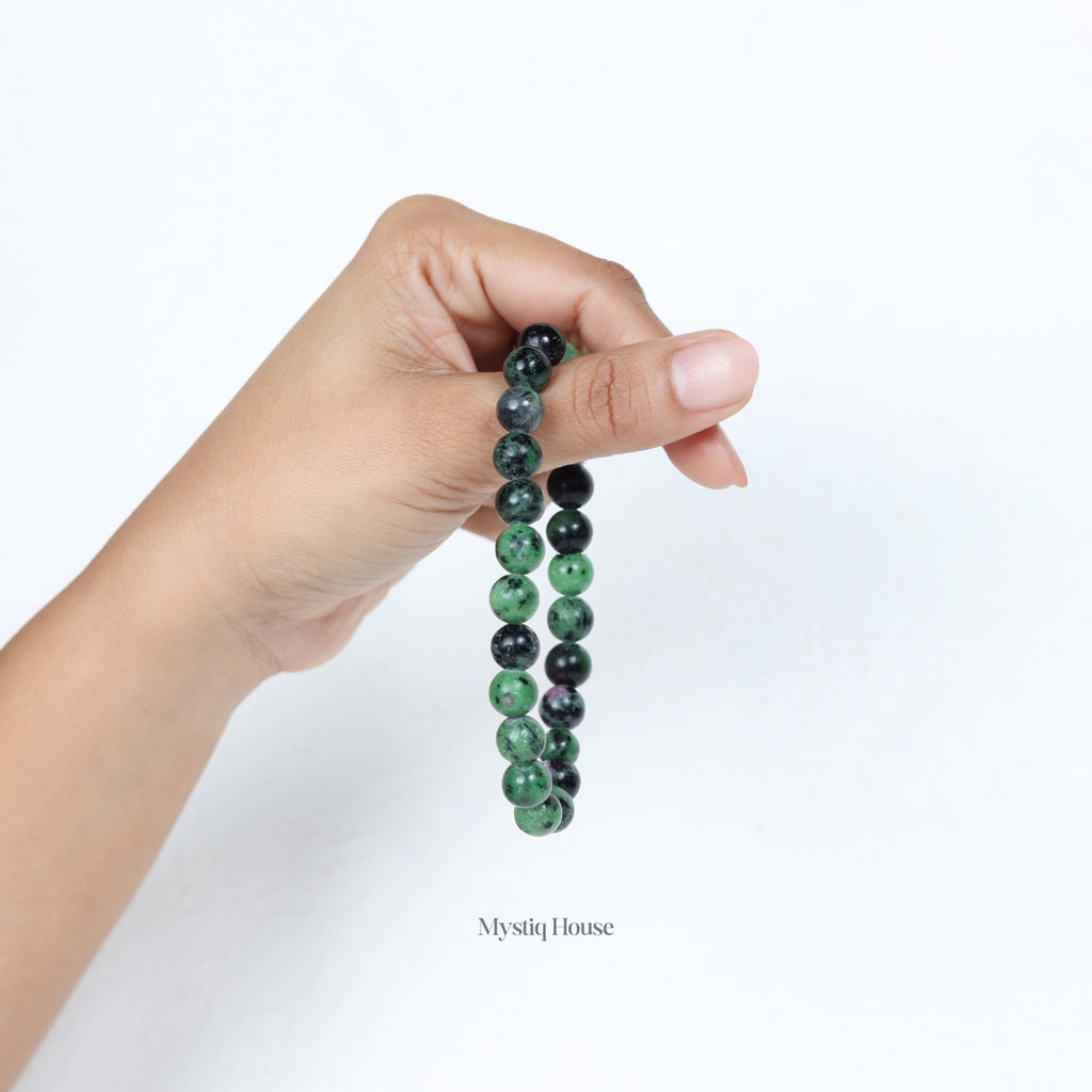 Ruby Zoisite Bracelet