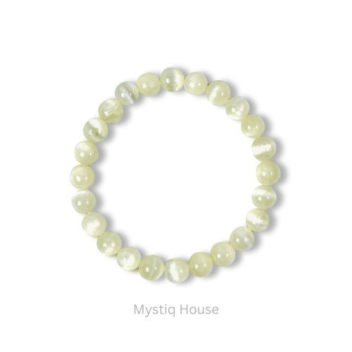 Natural Selenite 8mm Bracelet Img