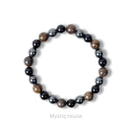 Triple Protection Bronzite 8mm Bracelet