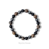 Triple Protection Bronzite 8mm Bracelet