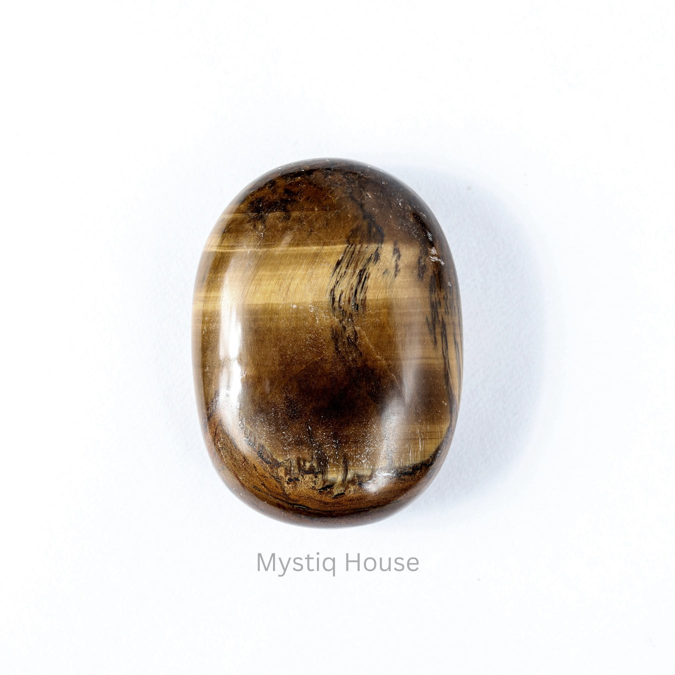 Tiger Eye Palm Stone