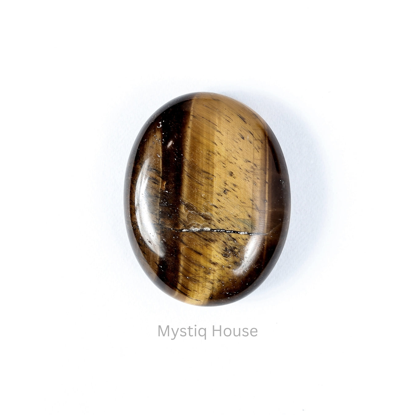 Tiger Eye Palm Stone