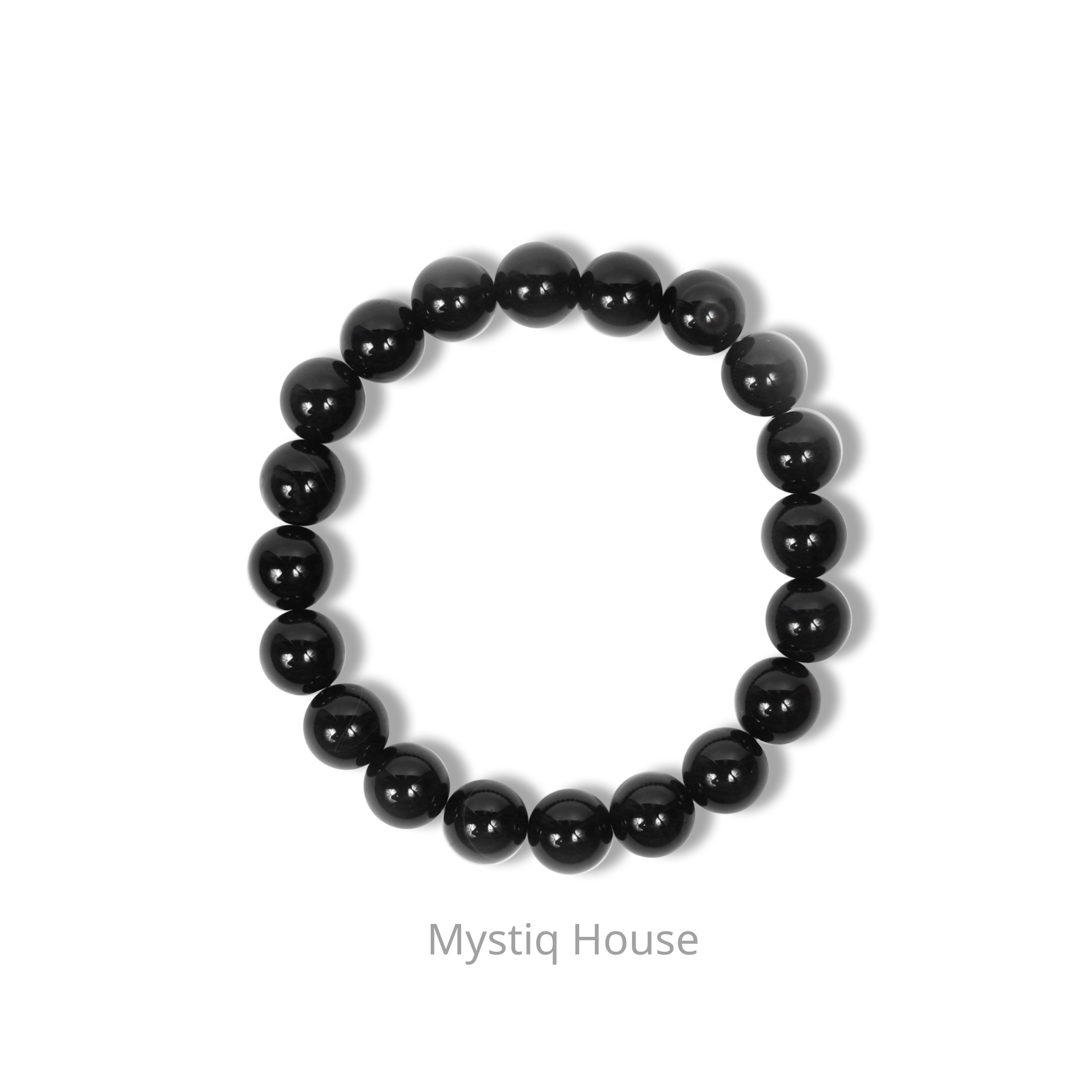 Black Obsidian 8mm Crystal Bracelet 