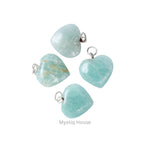 Amazonite Mini Heart Pendant - MystiqHouse