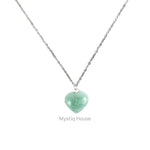 Amazonite Mini Heart Pendant - MystiqHouse