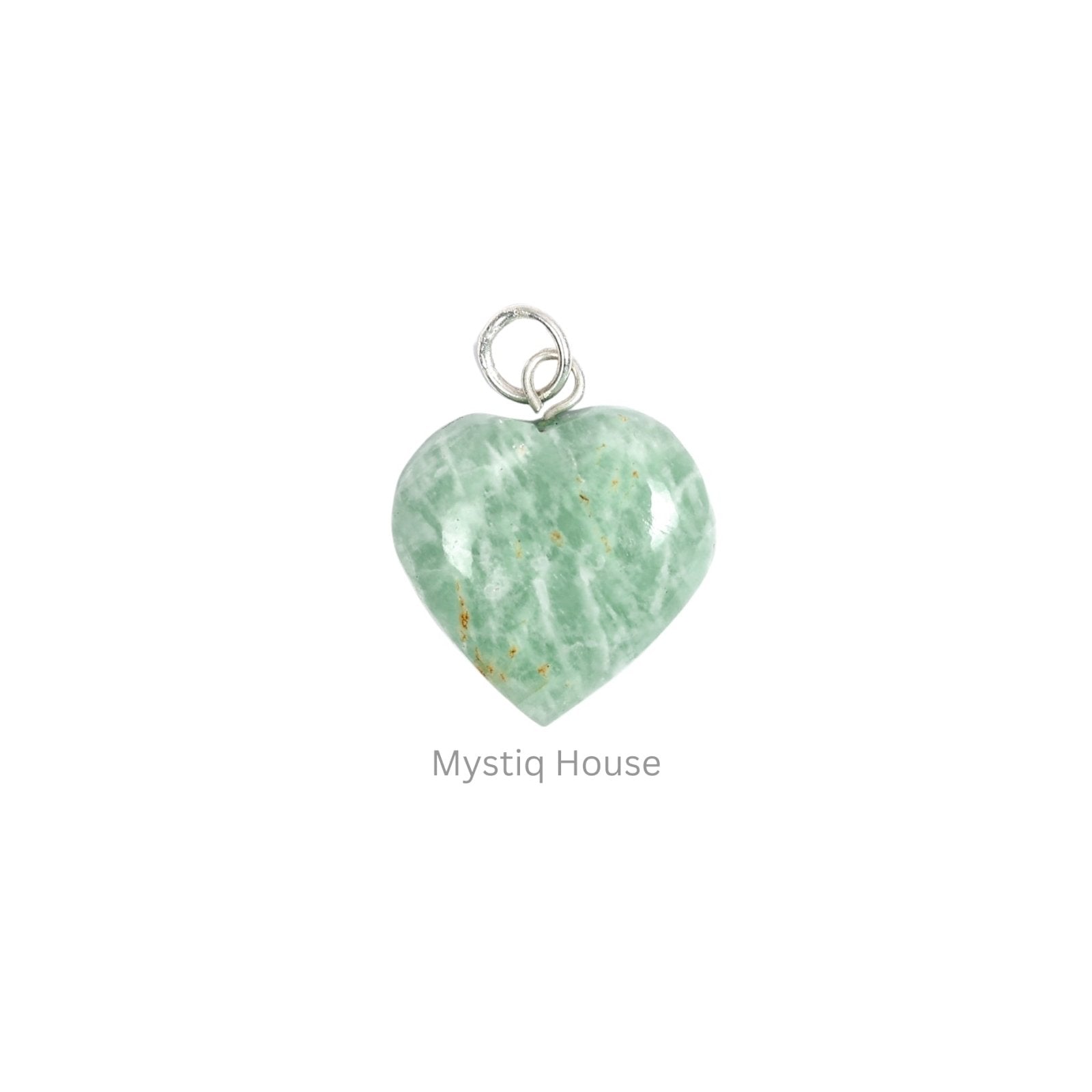 Amazonite Mini Heart Pendant - MystiqHouse