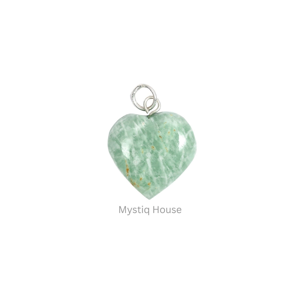 Amazonite Mini Heart Pendant - MystiqHouse