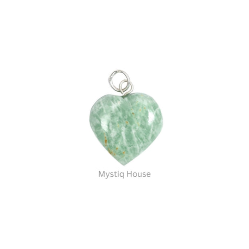 Amazonite Mini Heart Pendant - MystiqHouse